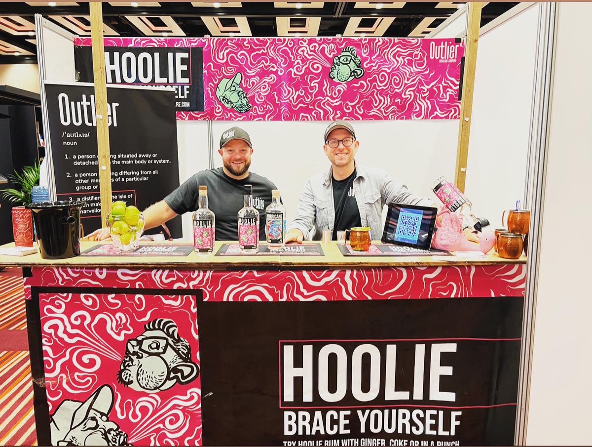 OutlierCompany's tweet photo. @DrinksEnthusist @DaRumAmbassador Thanks for the nod, Dave! @DaRumAmbassador you tried our Hoolie &amp; Hurricane at RumFest 👌 https://t.co/ElADPLocsY