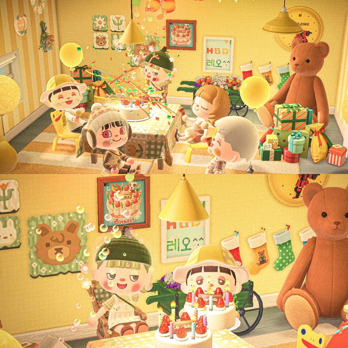 acnh__cooolleo_'s tweet photo. 너무나 즐거웠던 생일🎂

💛@e2o5E5 @nareun_n @_na_ran_ @bboni_acnh 💛 https://t.co/aLeYCHn1v7