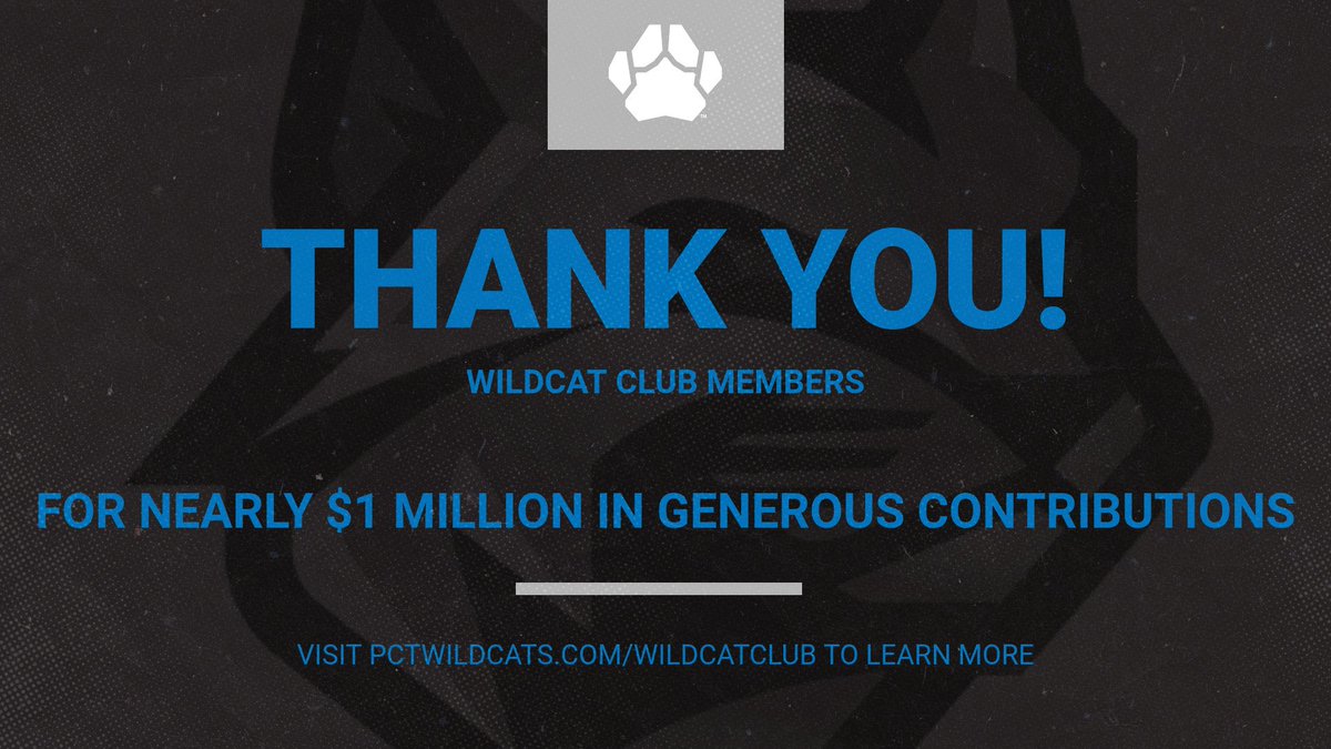 PCTAthletics's tweet photo. We are approaching the $1 Million milestone thanks to gifts given by 924 alumni, corporate partners, employees, parents and friends! Thank you for championing the student-athlete experience. #pctgrateful To learn more, visit https://t.co/psgmgD3zi7 https://t.co/iMLyyd78LV