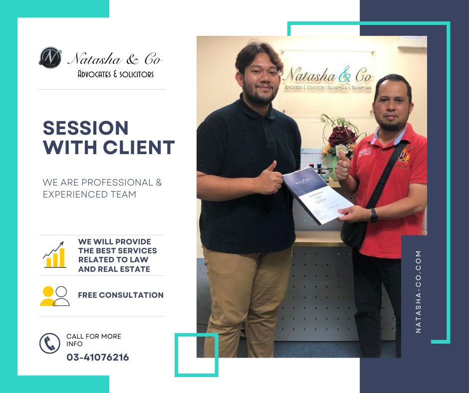 messrsnatashaco's tweet photo. Session with the client for SPA document collection. Thank you for using our service. We really appreciate it.

#lawyer #peguam #kllawyer #malaysialawyer #natasha #peguamkl #kualalumpurlawyer #peguamkualalumpur #malaysianlawyer #peguammalaysia #solicitors #advocates #yourlawyer https://t.co/SPykDjRcWk