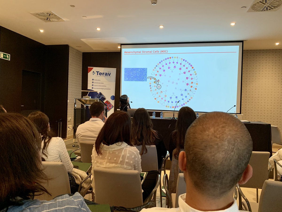 En la 1a #Reunión de #Jóvenes #Investigadores <a href="/red_terav/">TERAV</a>, la Dra. Sara Morini de <a href="/BSTRecerca/">RECERCA / Banc de Sang i Teixits de Catalunya</a> nos explica nuevas estrategias para el escalado de producción de #celulasmesenquimales utilizando medios xeno-free en #bioreactores