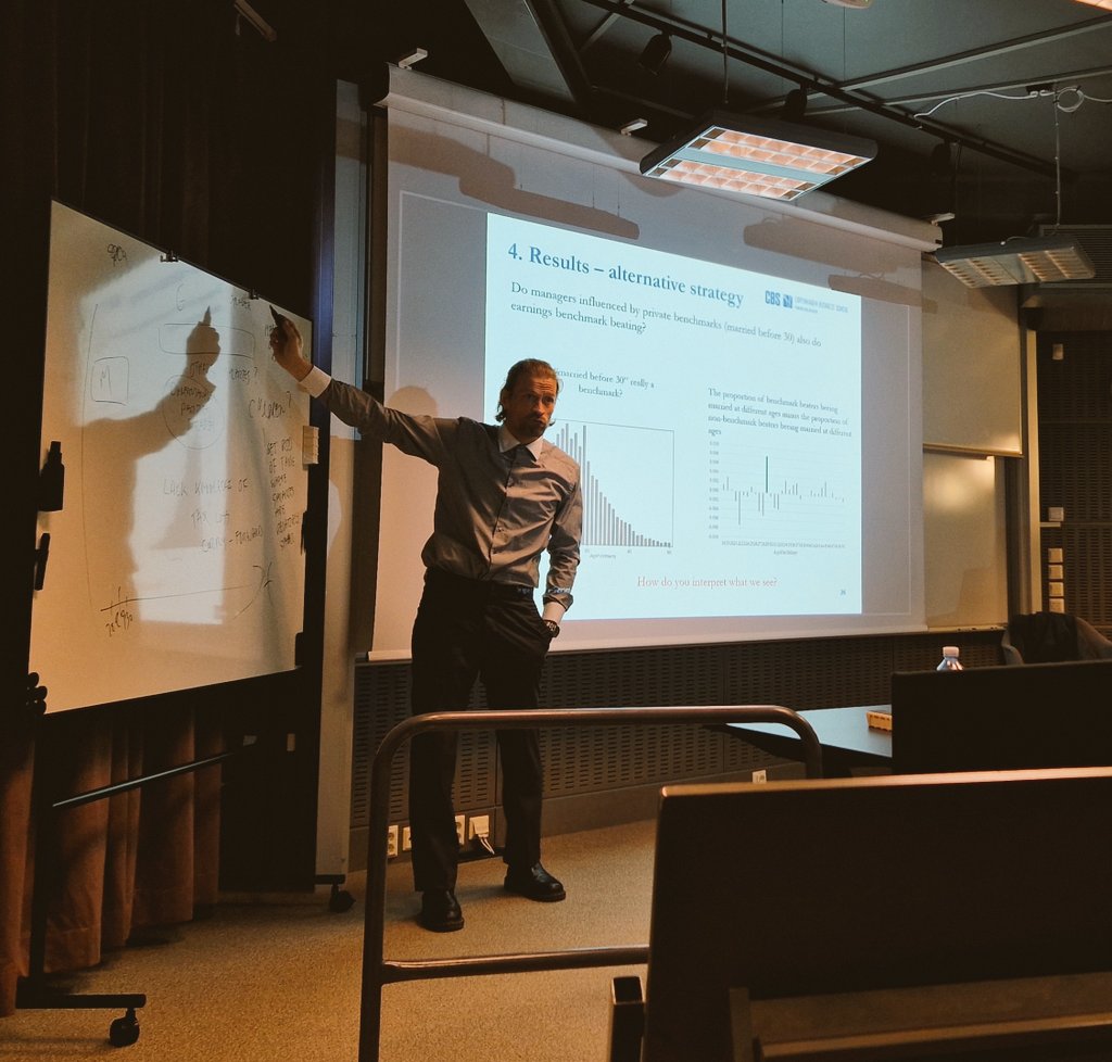 Dennis Sundvik (@dsundvik) on Twitter photo Do managers that marry before 30 also beat earnings benchmarks? Jeppe Christoffersen (<a href="/CBScph/">Copenhagen Business School</a>) says yes at the <a href="/Hanken_fi/">Hanken School of Economics</a> research seminar today 📊#AccoTwitter Do managers that marry before 30 also beat earnings benchmarks? Jeppe Christoffersen (<a href="/CBScph/">Copenhagen Business School</a>) says yes at the <a href="/Hanken_fi/">Hanken School of Economics</a> research seminar today 📊#AccoTwitter
