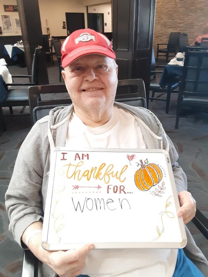 We are so Thankful for our residents. Most are simply thankful for good health and family. One thing that's for sure, sharing these smiles and laughter are what it's all about!🧡