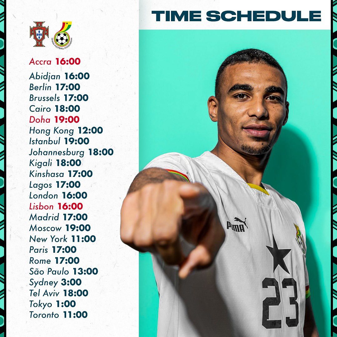 AkofisEng's tweet photo. As they begin their world cup journey today, we are rooting for the Black Stars and wish them well. 
Where are you watching it from? 
Image credit - Ghana Football Association
#WorldCup #Qatar2022 #Ghana #BlackStars #BringBackTheLove https://t.co/45JXoFHAR7