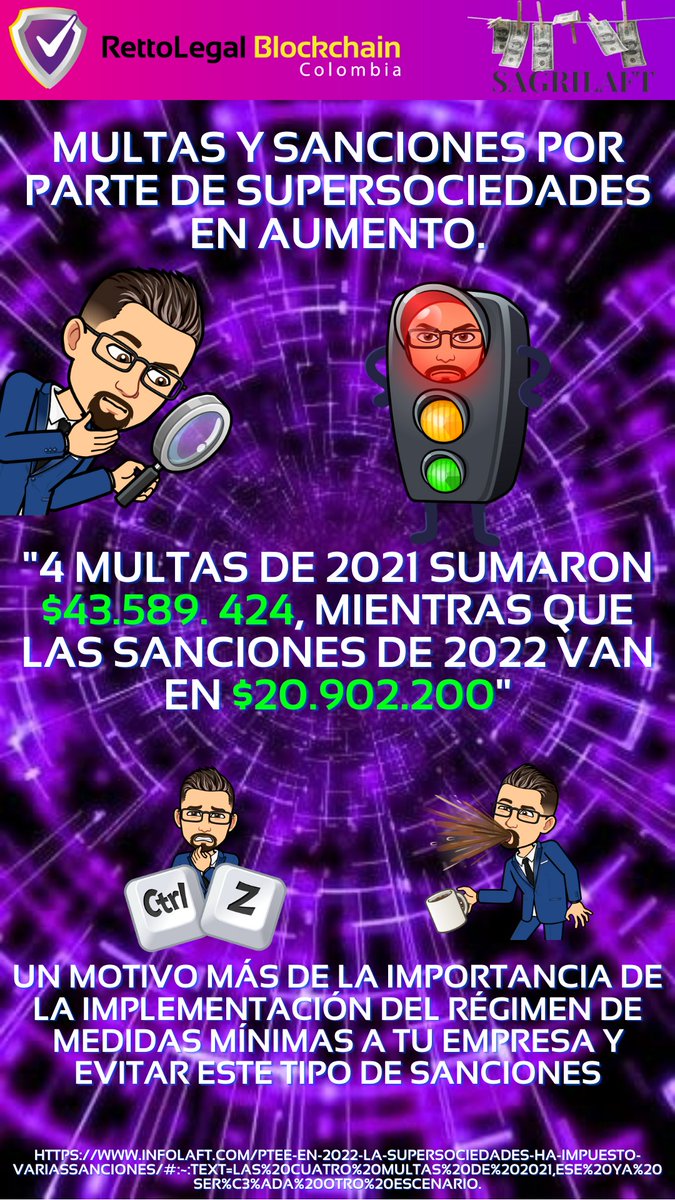 RettoLegal's tweet photo. Cuida tu empresa y cuida tu economía
@antonyhernandez 
#RettoLegal
#Jueves
#Noticias
#Supersociedades
#SAGRILAFT
#Régimendemedidasmínimas
#Importante https://t.co/VwTea34ZNa