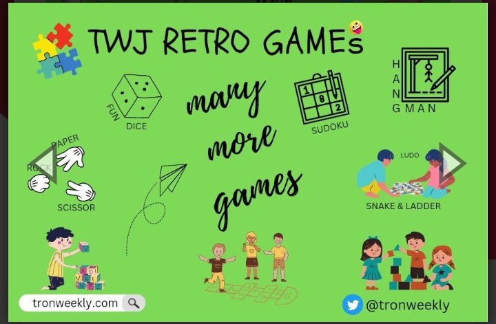 Syed_VIP07's tweet photo. This @trondao S3 #GrandHackathon 🔥🔥🔥

@TronWeekly has come up with fun filled #TWJ Retro Games 🤩

As it is know for legit news about #Tron and general #cryptocurrency world 🌍

Lets support  👇

Tron Dao Forum 
https://t.co/PC2lQZT5fe

Dev Post
https://t.co/swNJR4doAT

#games https://t.co/jBjn7F5uDN
