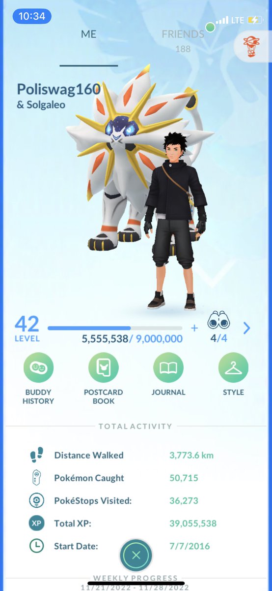 Brandon_Rais's tweet photo. @NianticHelp Please fix the positions of buddy Pokémon. My buddies looked better before the update and now they are posed incredibly far away from my character that when you rotate your character, your Pokémon moves completely off the screen. Other Pokémon float in the air like Solgaleo. https://t.co/qi2XuP77fl
