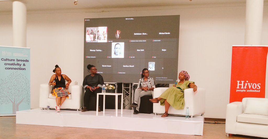 OpenlyBlack_'s tweet photo. Why has it always been a #BoysClub?
Optimizing the role of #women creatives/creators at the @AfricaCrossroad 2022. #AC22 #blueprint #BuildingForward @hivosrosa @AfrotopiaZw @kuiyucreates https://t.co/aVNrQM4GhW