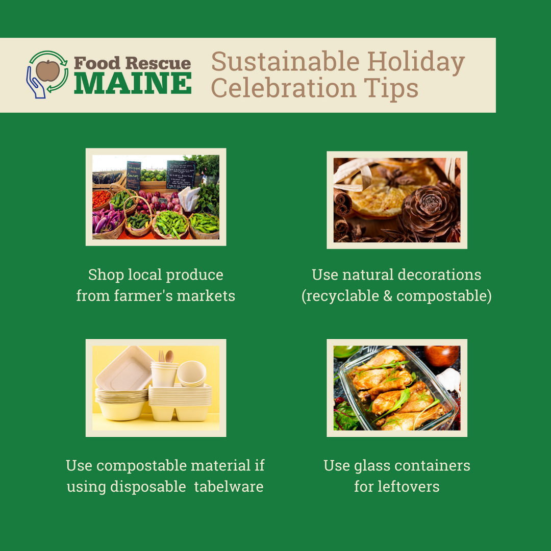 In today's post, we've got some tips on how to enjoy your holiday celebration while reducing both food and environmental waste. These tips are great for any time of year, but they're especially good on holidays when there are lots of leftovers.