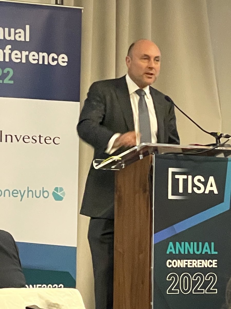Great to hear Economic Secretary to the Treasury Andrew Griffith ⁦⁦<a href="/uktisa/">TISA</a>⁩ today talking about the importance of access to financial services for all citizens and improving outcomes