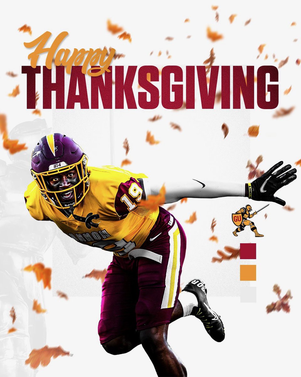 🦃 

Happy Thanksgiving from our Football Family to yours! 

⚔️🔥⚔️🔥

#igKnight23 #TheGoldenWay #uKnighted