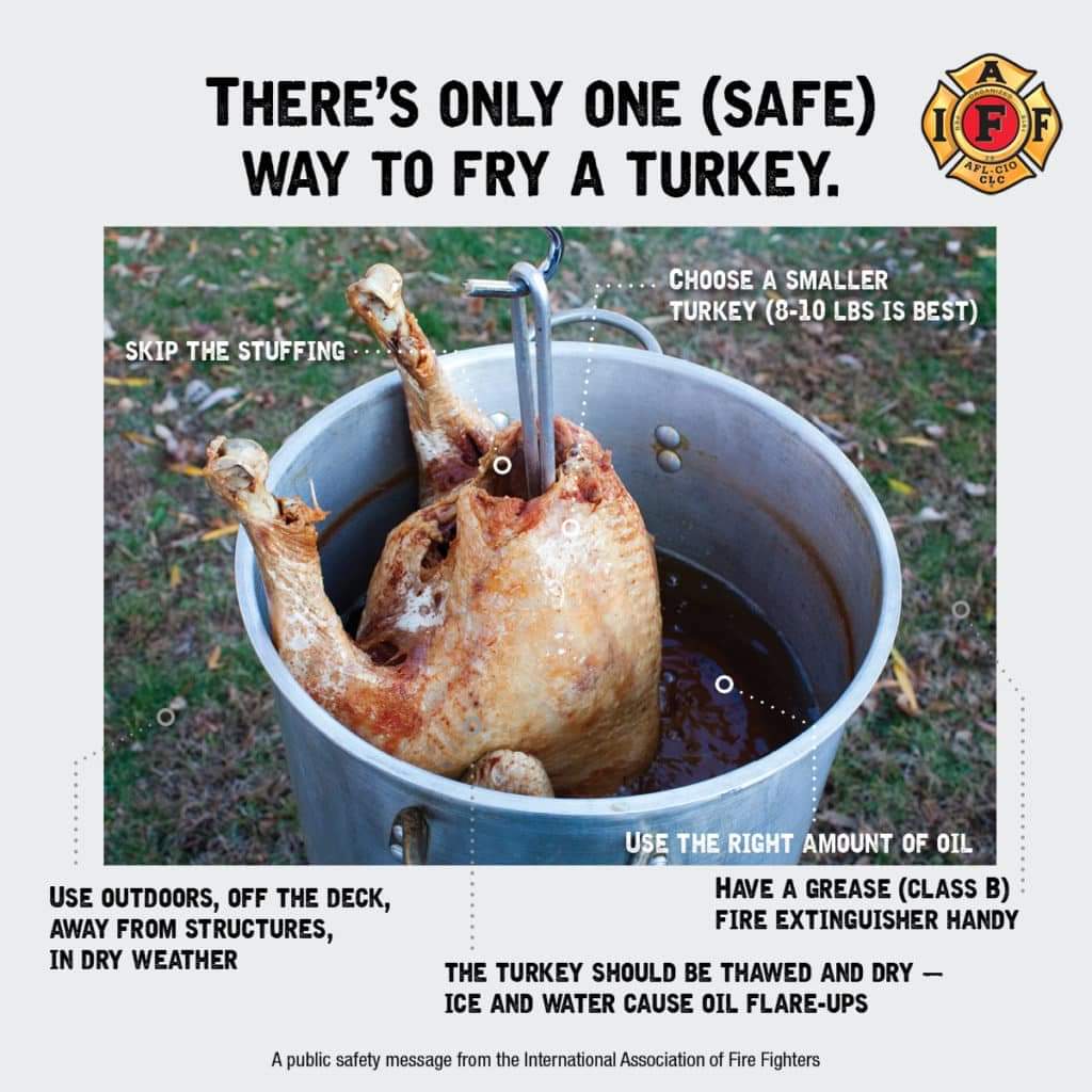 #HappyThanksgiving2022 #Turkey #FireSafety #IAFF #fire
