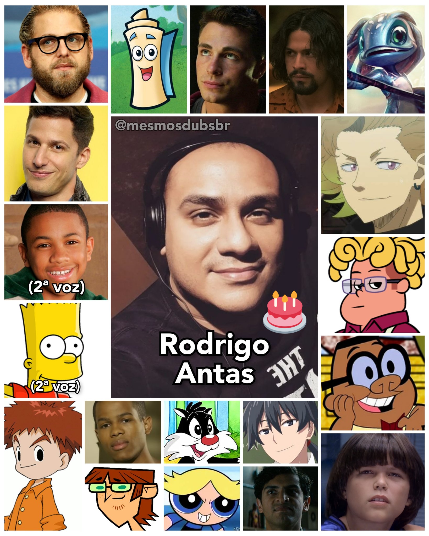 Personagens Com os Mesmos Dubladores! on X: - Rossiu Adai velho