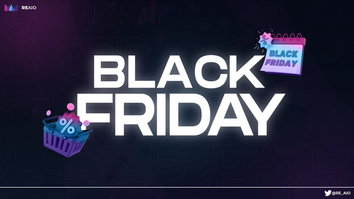 Black Friday Deal -Announcement 🖤

No initial fee for all product, just for Black Friday. 

📆25th November 

⏰Wave 1 - 2:30PM. CET
⏰Wave 2 - 9:30PM. CET

🔁Retweet 
♥️Like 
🗣Tag one friend 
🎁Prize: 2 X All in one (Renewal)