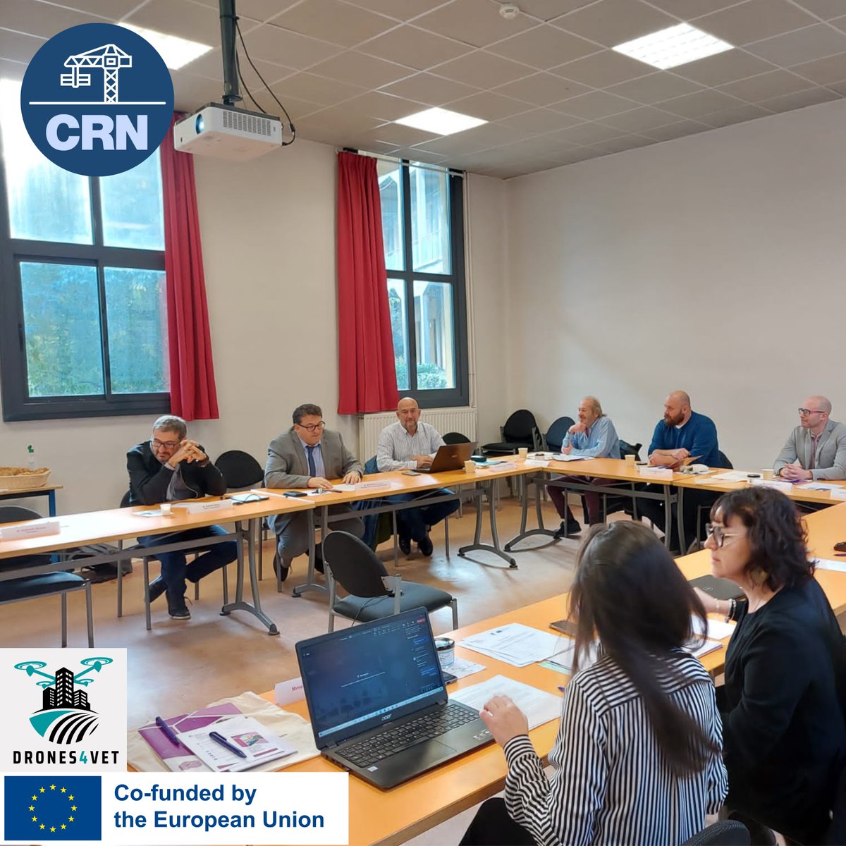 CMICE_Paracuell's tweet photo. La pasada semana participamos en la reunión de seguimiento del proyecto europeo Erasmus+ que lideramos, 𝗗𝗥𝗢𝗡𝗘𝗦𝟰𝗩𝗘𝗧.
#GrupoDEX #LyceeDesMetiersDhuoda #somosCRN #Sepie #ErasmusPlus #Drones4VET #cfeoc https://t.co/25T9ojWm2G