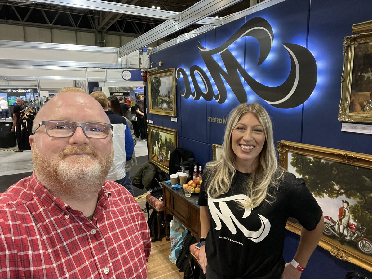 mototingle's tweet photo. A pleasure to spend time with Lindsay Atkinson organiser of The Women in Motorcycling Exhibition a celebration of all the women in the motorcycling world.
We are both BIG fans of the Mac Ruby ♦️
https://t.co/eLxKC5Ubiv
#WomenBikers #MacMotorcycles #Yorkshire #BestOfBritish https://t.co/gq9STSLU5W