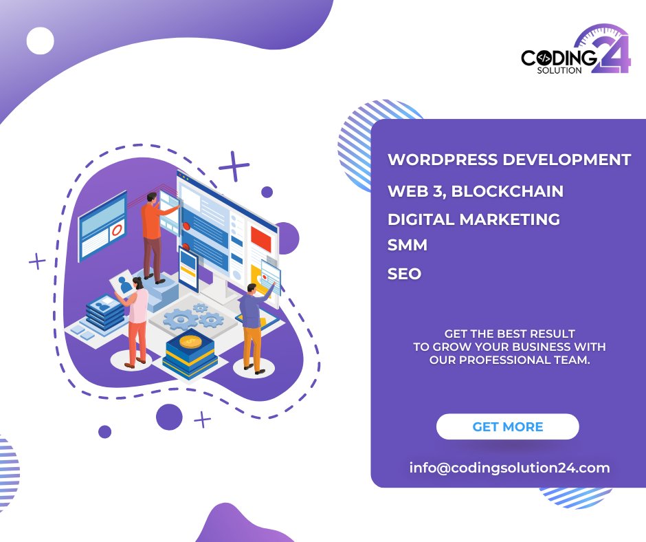 csryk24's tweet photo. If you're interested in any of the aforementioned services. Then quickly DM us. For all of these services, we have the greatest expert team available.
Follow: @codingsolution24
#codingsolution24 #wordpressdevelopment #Web3 #blockchain #DigitalMarketing #SMM #SEO #SEOexpert https://t.co/Fu56TIK2d5