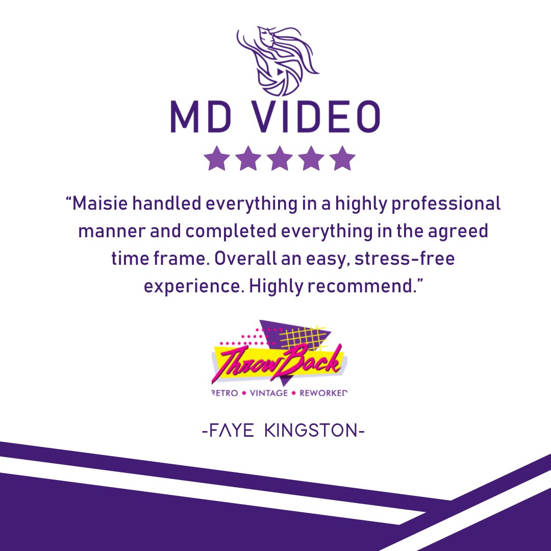 _mdvideo's tweet photo. A lovely review from Faye 💕  #videoeditor #londoneditor https://t.co/Z6U28G5VVv
