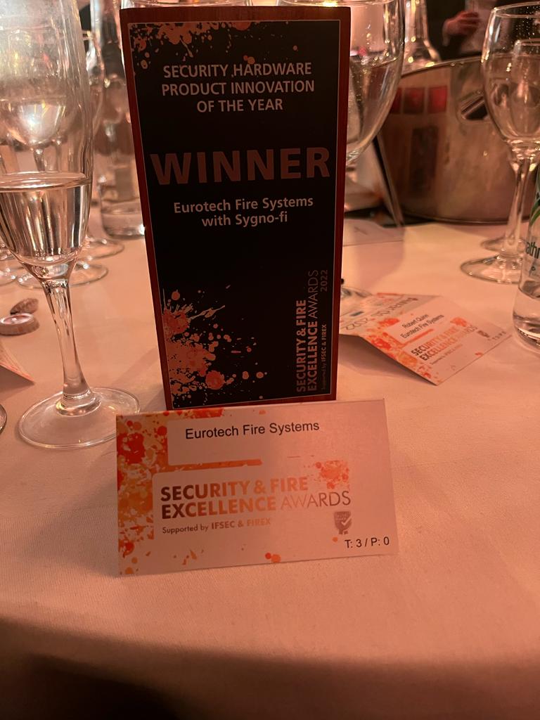 eurotechfire's tweet photo. What an amazing night!
We are absolutely over the moon to have won the Fire or Security Product Innovation of the Year award at the @SecurityXAwards!
Our Sygno-fi by Eurotech range of wireless fire detection is now award-winning! ๐
#sygnofi #wirelessfire #BecauseItMatters https://t.co/PyuLxwuaRg