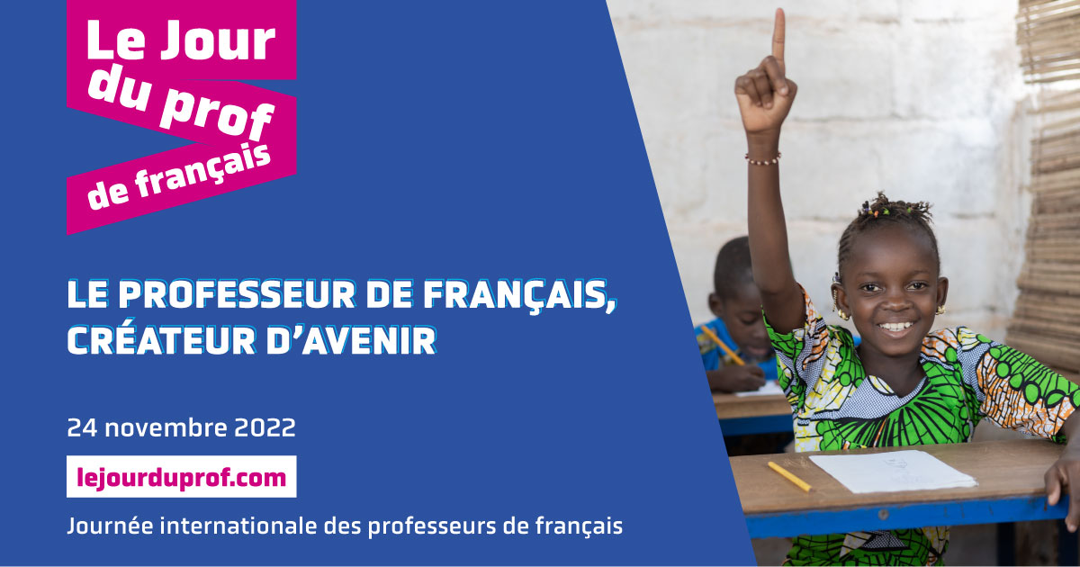 🧑‍🏫👩‍🏫 En cette journée, soulignons tout le travail réalisé par les enseignantes et enseignants de français en faveur de la diffusion et de la valorisation de la langue française, et ce, aux quatre coins du monde.🌍 Consultez les activités de la #JIPF2022 ➡️ lejourduprof.com