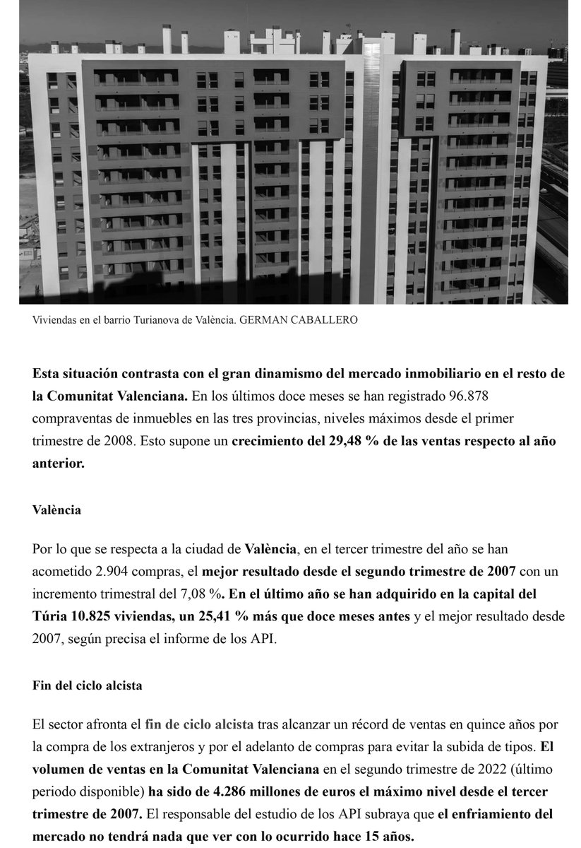 COAPI_Valencia's tweet photo. ๐ฃ @levante_emv publica un artรญculo en el que recogen datos del Informe sobre el mercado de la vivienda de @COAPI_Valencia, con declaraciones del pte. del Colegio, Alfredo Cano y @luisfabra_ , responsable del estudio.
#YoSoyApiValencia #InformeMercado #Vivienda #Valencia https://t.co/zphCW2Cf5C
