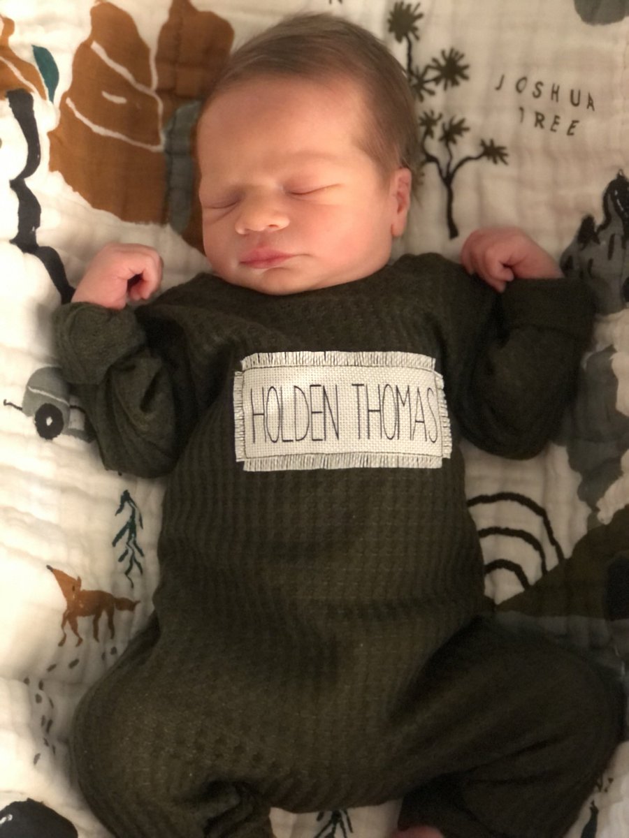 CoachDoan_'s tweet photo. Turkey came out just a little early this year. Future defensive end in the making. Welcome to the world, Holden. https://t.co/j9mmqs0D6G