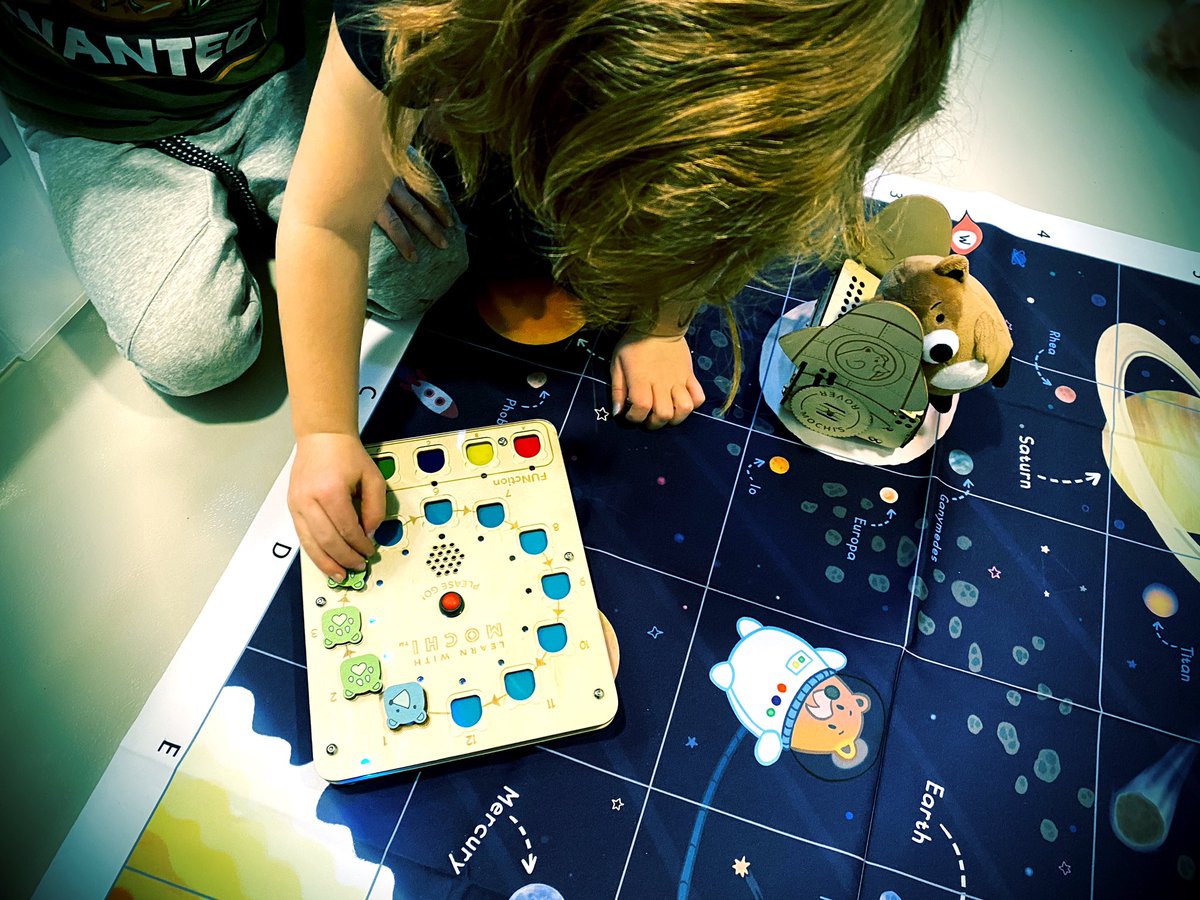 SarahHROM's tweet image. @AISBucharest KG students exploring programming concepts with @LearnWithMochi Love the hands-on nature of this resource. We just need more coding blocks! #screenfreecoding #edtech