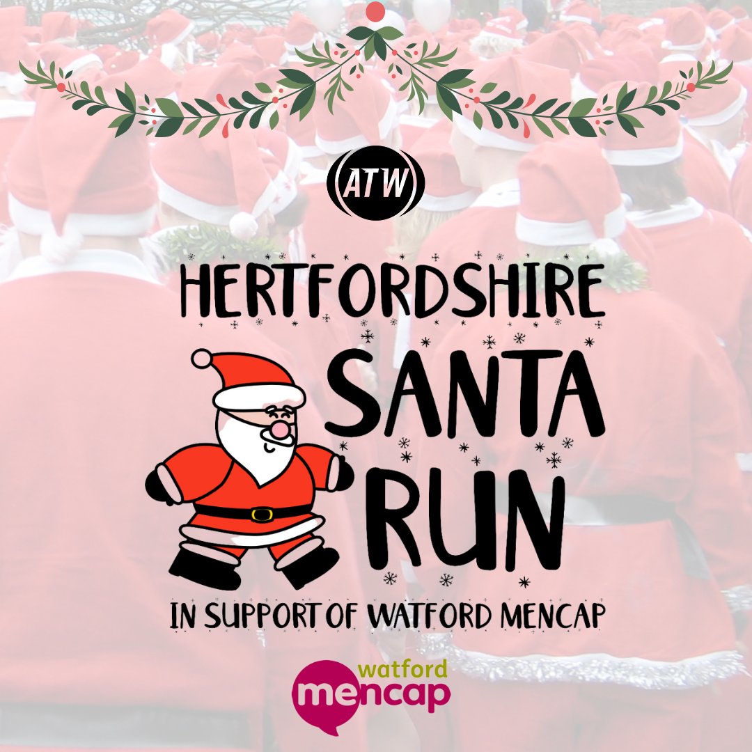 Join us on Sun 4 Dec in Cassiobury Park for the Watford Santa Dash. Choose from 1k, 5k or 10k. 

bit.ly/HertsSantaRun

Thanks to our friends  <a href="/WBSLeavesden/">Warner Bros. Studios Leavesden</a> for sponsoring &amp; ActiveTrainingWorld <a href="/eventsatw/">ATW</a> who are organising on our behalf.  

#parkrun #funrun #Watford