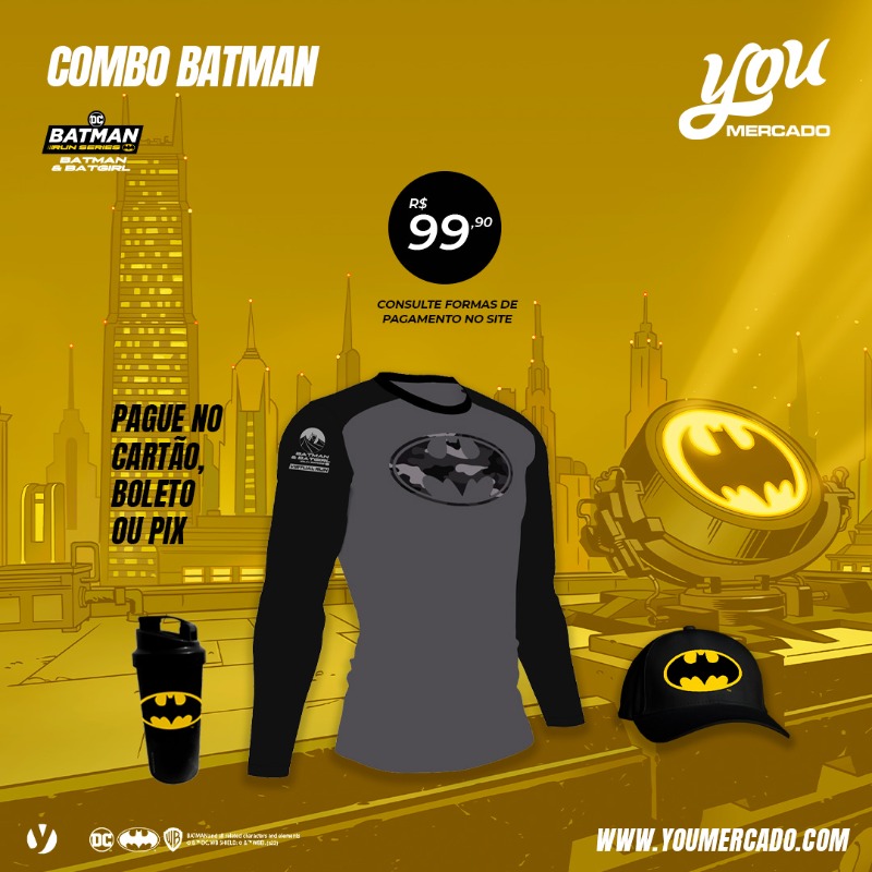 yescom's tweet image. Combo Batman
Pague no cartão, boleto ou PIX.

youmercado.com
Produto Oficial Yescom DC RUN SERIES
Consulte formas de pagamento e taxas de entrega na lojadomania.com.br

#youmercado #comprejá #dcrunseries #batman