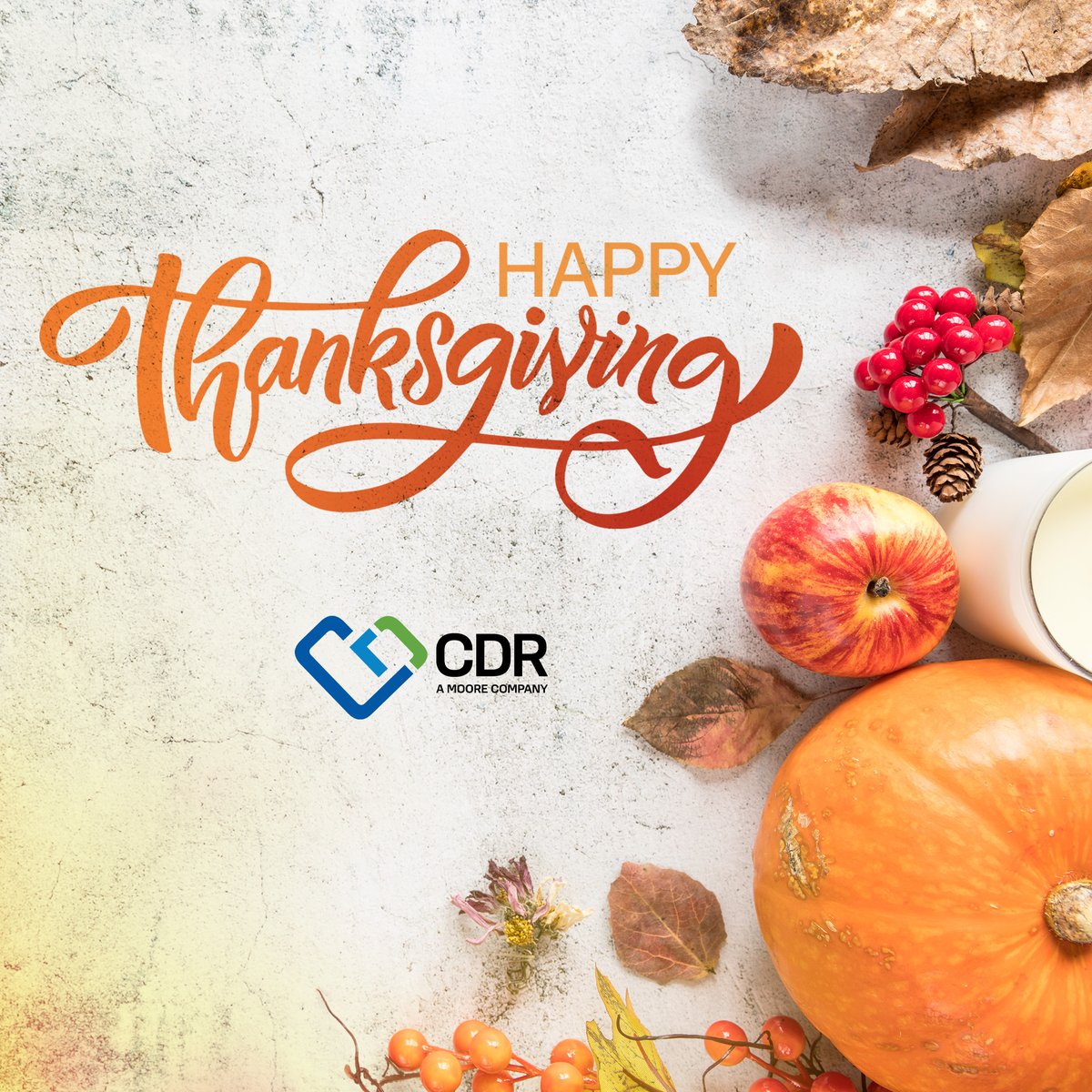 CDRfundraising's tweet photo. Happy Thanksgiving from all of us at CDR! 

#WeAreMoore #GiveThanks https://t.co/z2IhjD1pXk