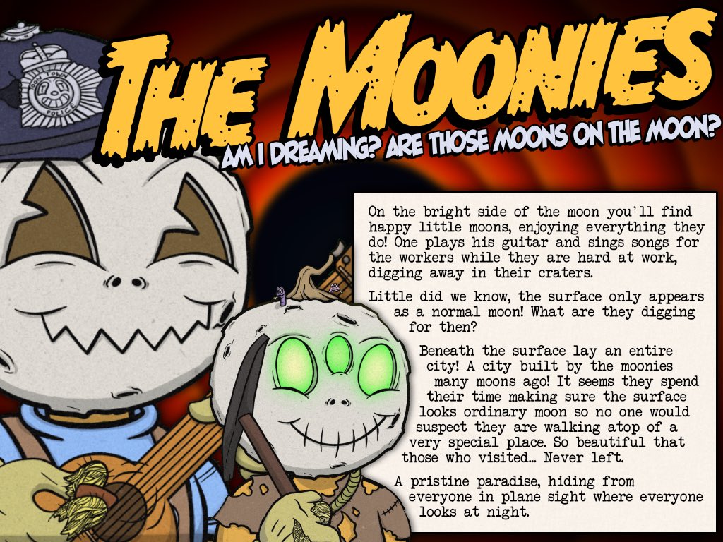 Lore Week WINNER #3 
The highly esteemed <a href="/TankYouX/">Bamboe🪴</a> with his incredible entry about The Moonies! 

This entry really went above and beyond explaining the very existence of the moon heads. A well deserved win from one our OG-est of OG’s 🤝