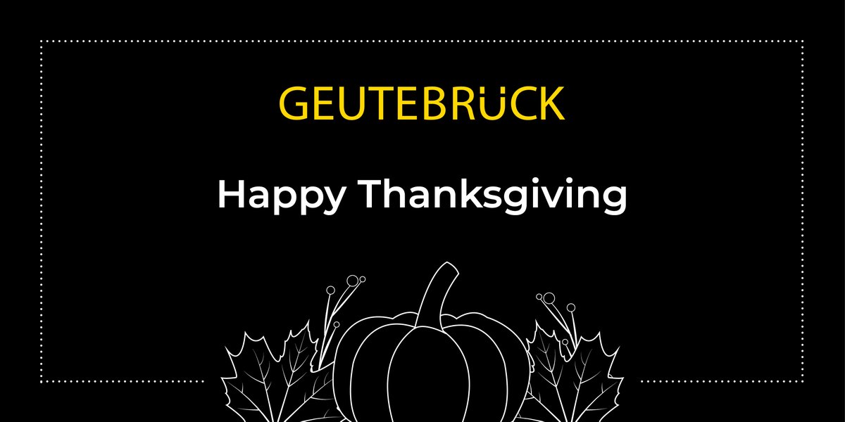 Happy Thanksgiving!
Today our colleagues, customers, partners and friends celebrate the most important holiday in the USA: #Thanksgiving. 
We wish you a #happyThanksgiving and a wonderful #holiday with your loved ones.