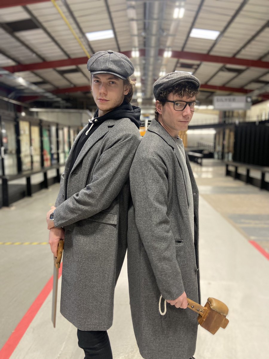 Peaky Blinders vibes for this week’s shoot