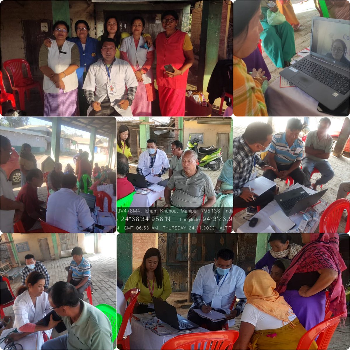 bijen2010's tweet photo. #VHNSD along with #IHCI registration drug Distribution #RIsession NCD screening &amp; #esanjeevani OPD conducted at Icham Khunou #HWC ThokchomBengi,Thoubal @ManipurNhm @mono_ng @airnews_imphal @AyushmanManipur @manipur_cmo @Sonam86481919 @rsapam @kprabhdeep @MoHFW_INDIA @icmr_nie https://t.co/0QHnQf6bJM