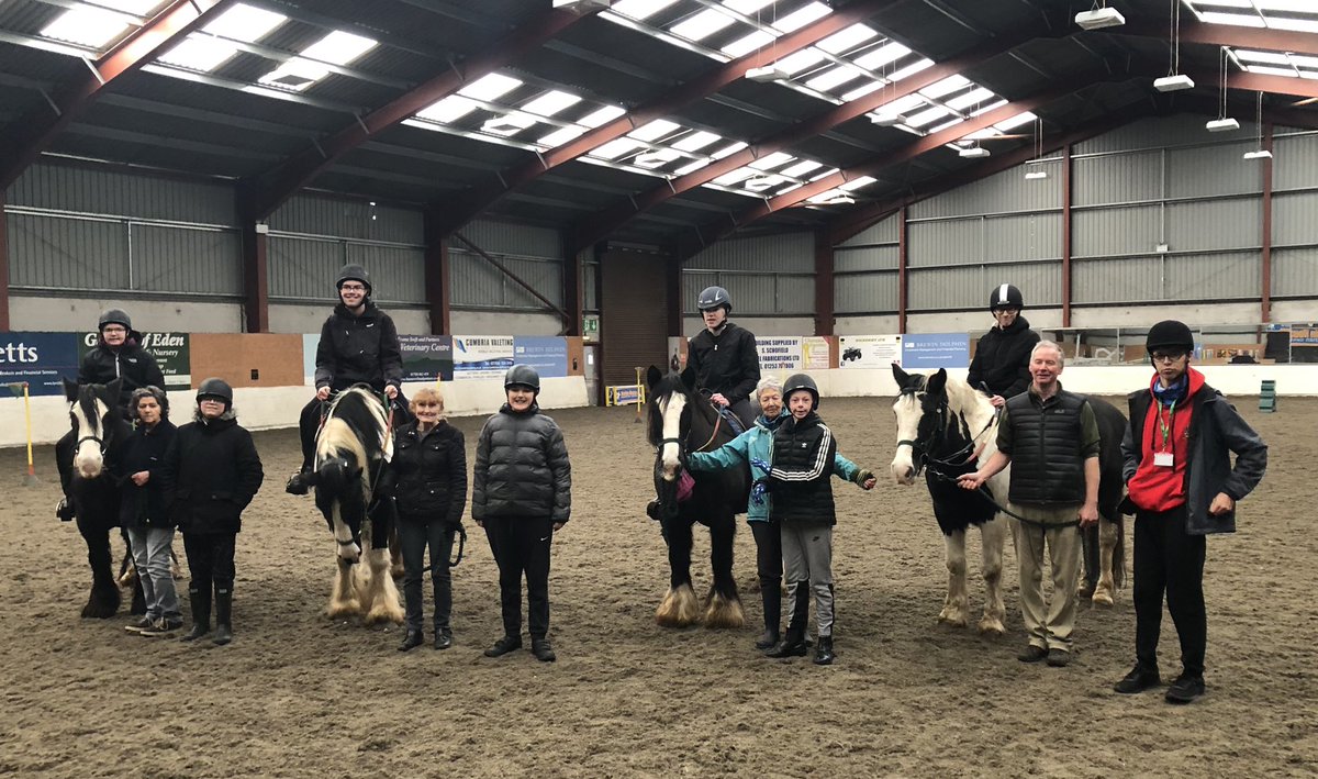 AlanMcViety's tweet photo. This morning’s visit to Eden RDA to present certificates to the young riders and a chance to meet the dedicated volunteers and support staff https://t.co/bmIk3kD5TD