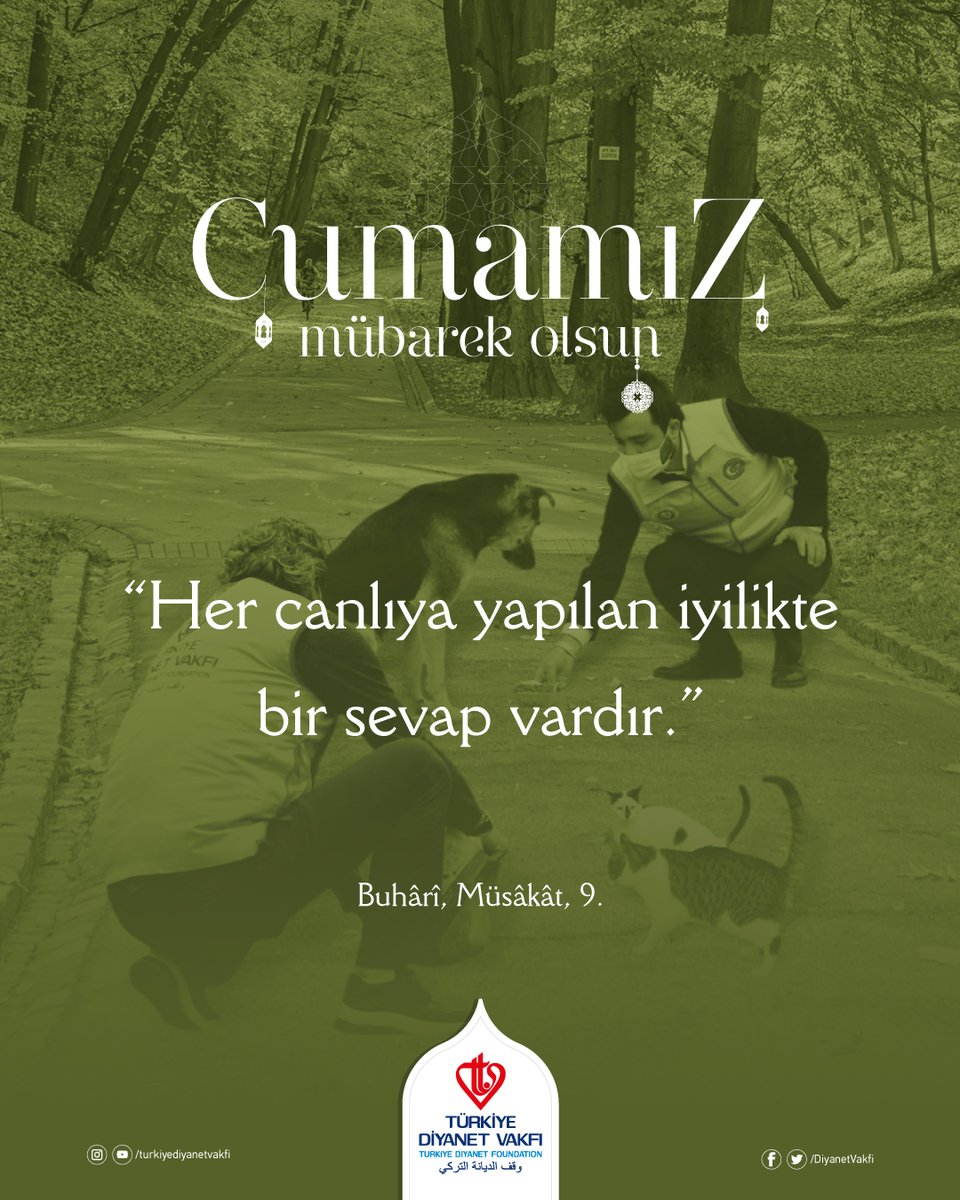 DiyanetVakfi's tweet photo. Allah'ın Selamı Rahmeti, Bereketi üzerimize olsun!
Cumamız Mübarek Olsun | #HayırlıCumalar https://t.co/bncksc1t9q