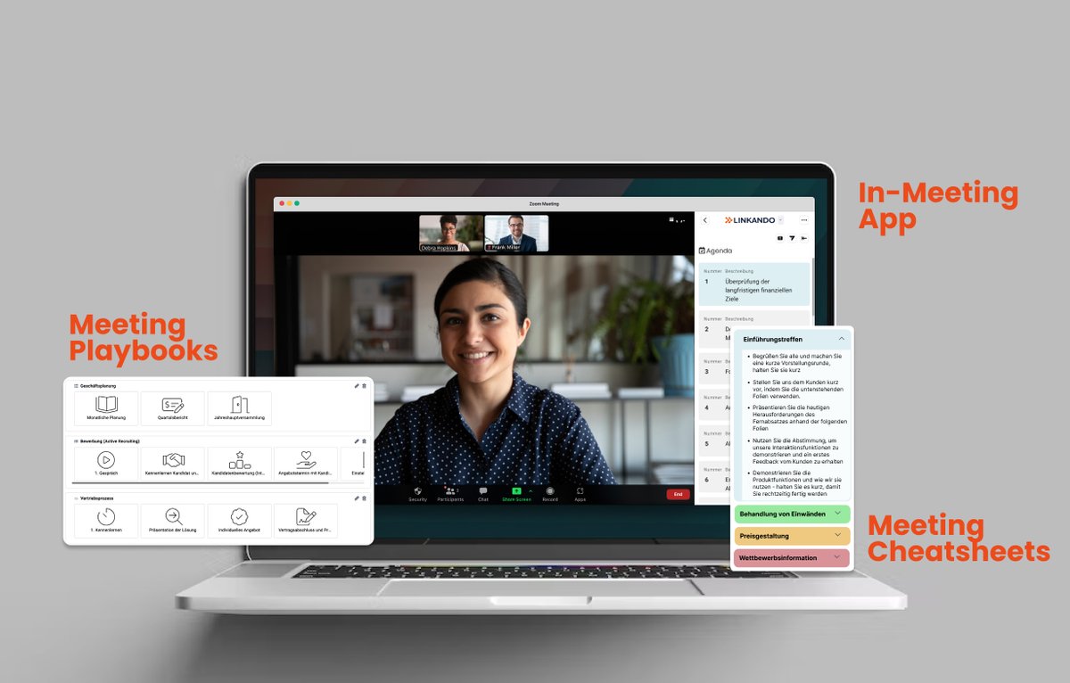 Linkando1's tweet photo. Meeting-Playbooks &amp; In-Meeting App: Die Online-Tools der Vertriebsprofis

https://t.co/fFMkarWTNr

#Pressemitteilung #Linkando #MeetingExperience https://t.co/YKoxGlTx2L