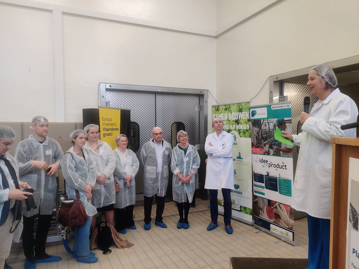 End_of_Waste's tweet image. Plant protein pilot launch in Ghent by @ILVOvlaanderen and @FlandersFOOD, as additional investment besides #vegitec to put Flanders on the European map for agro-food pilot innovation