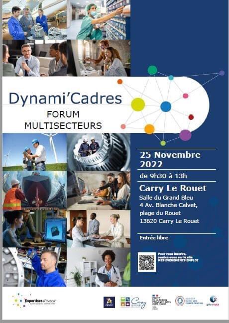 📅Vendredi 25 Novembre 9h30/13h Salle du Grand Bleu, #Carrylerouet forum cadres
#poleemploi MARTIGUES, Istres, Marignane, Vitrolles, Salon-de-Provence en collaboration avec #Apec,
Venez avec vos CV, offres en CDI, CDD, Intérim