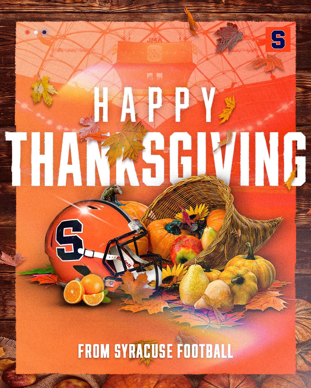 Syracuse Football on Twitter "Happy Thanksgiving from our ‘Ohana to