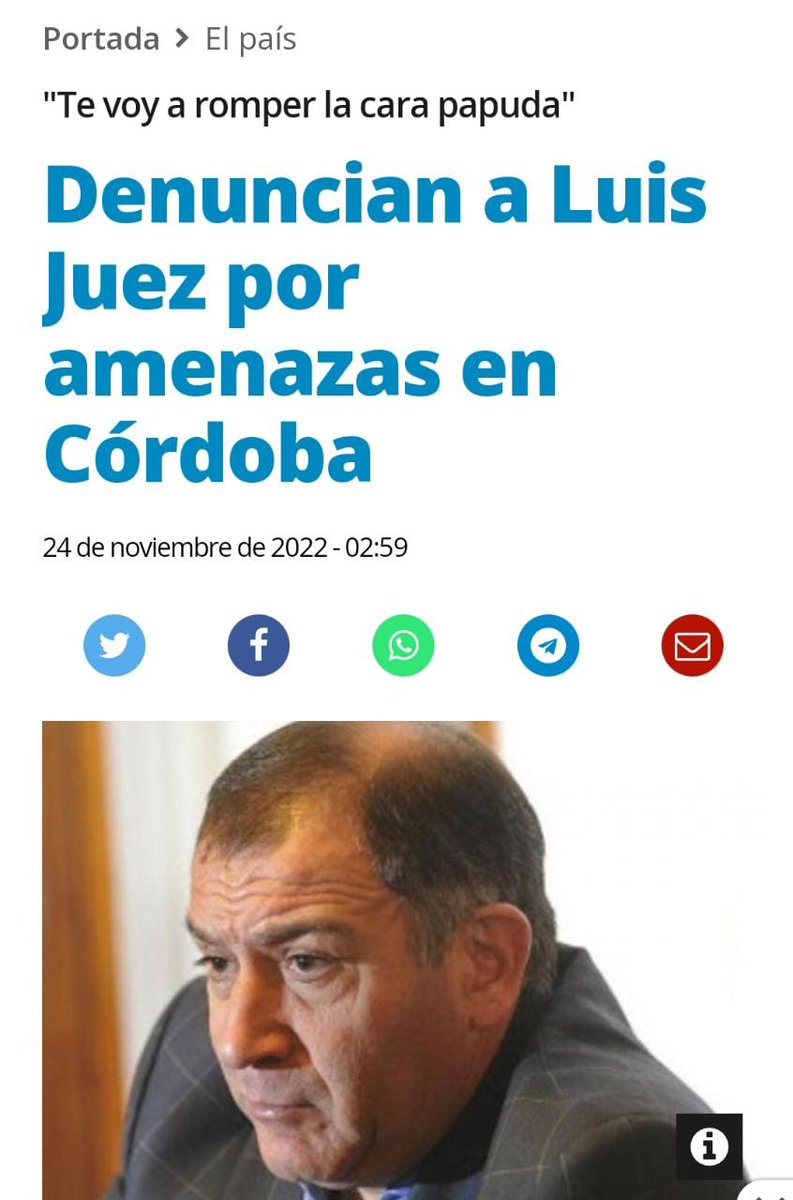 gabiestevezok's tweet photo. El Senador Luis Juez persiguió en su auto y amenazó con golpear a una vecina de Córdoba que lo había increpado: “La próxima vez que me faltes el respeto te voy a romper la cara papuda”. https://t.co/9ThQxuYiQk