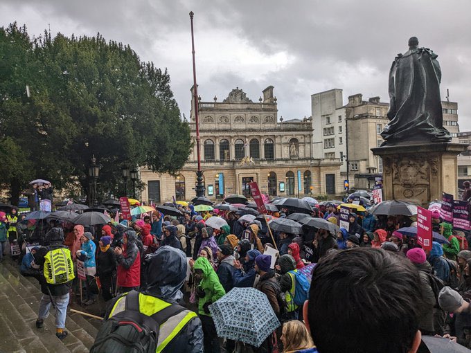 EVERY UCU MEMBER NEEDS TO RT THIS. 

They said we were beaten. 

They said we didn’t have enough support. 

They wrote us off. 

Just look at these images. 

Emotion, pride, solidarity. 

Now we march on to win the dispute. 

#ucuRISING