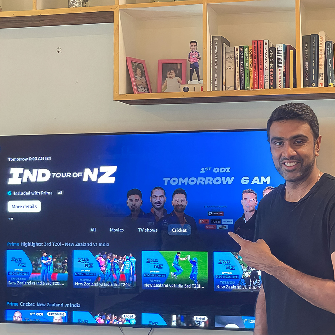 PrimeVideoIN's tweet photo. wondering how to make tomorrow a Fantastic Friday? This 📸 is your hint!

catch the 1st #NZvIND ODI, tomorrow 6 AM onwards, LIVE &amp; EXCLUSIVE on Prime Video

@ashwinravi99 #NZvINDonPrime #CricketOnPrime https://t.co/vHthybnHwM