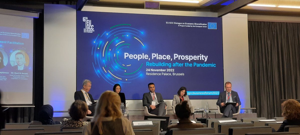 #Gcc invest 300€ billion into #EuropeanUnion. Improvements for <a href="/EUintheGCC/">EU in the GCC</a> come by addressing HR, legal and formation barriers require leadership, transparancy, and progress to facilitate sustainble investment. <a href="/BusinessEurope/">BUSINESSEUROPE</a> #eugccbusinessforum2022 #EUGreenDeal <a href="/EUeic/">European Innovation Council</a> <a href="/EGIC_/">Euro-Gulf Information Centre</a>