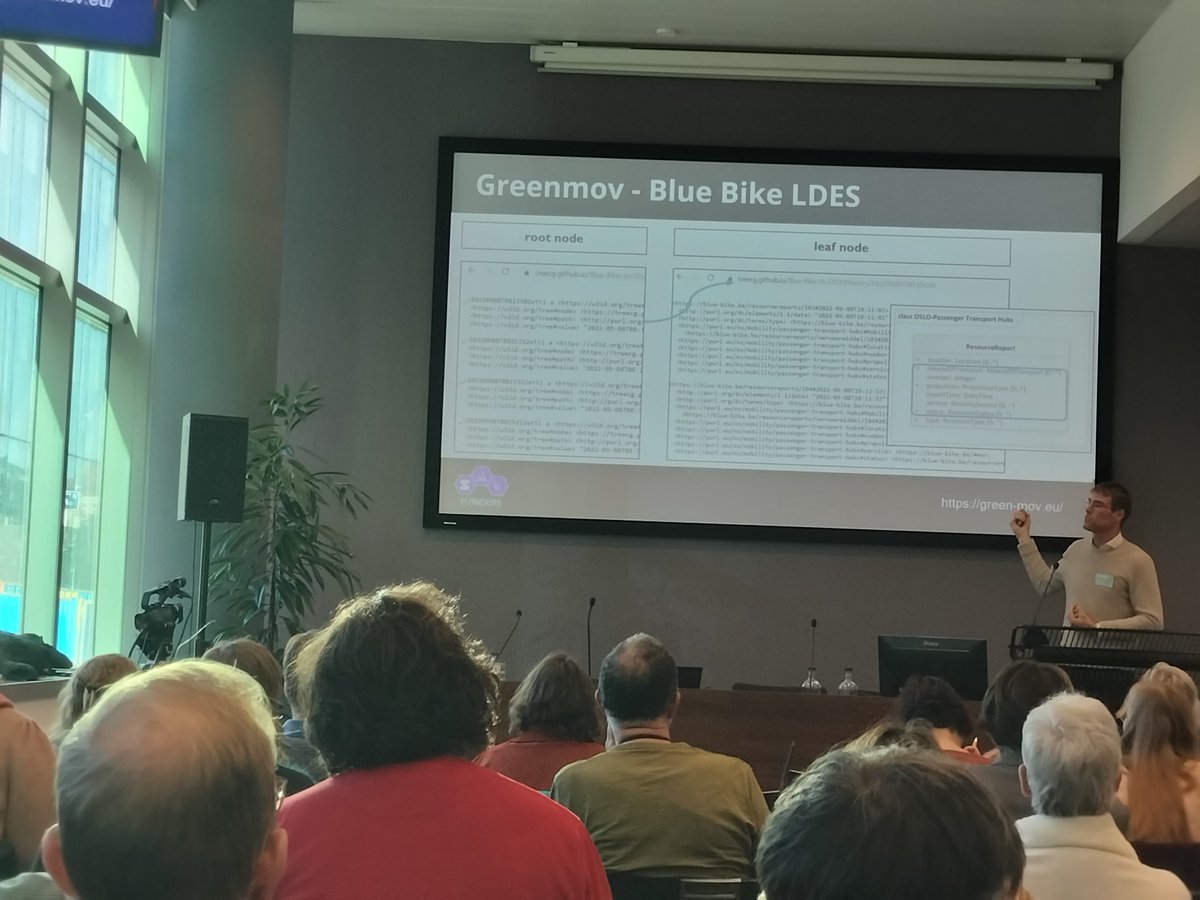 Presented <a href="/FELNET_Flanders/">FELNET</a> how shared bikes information is published with #LDES to train predication models <a href="/MovGreen/">GreenMov</a>