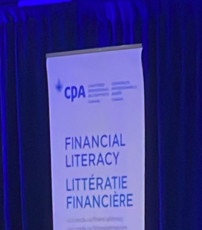Excited to be at the CPA Canada Mastering Money conference!!