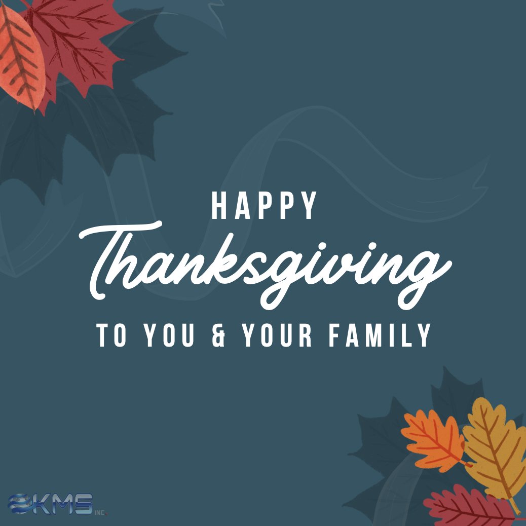 kmsolutionsAL's tweet image. Wishing you and your family a Happy Thanksgiving day filled with good food, great fellowship, and winning football teams! Drop an emoji in the comments to let us know how you’ll be spending the holiday!
kms-inc.net
#KnowledgeManagementSolutions #KMSInc #MillbrookAL