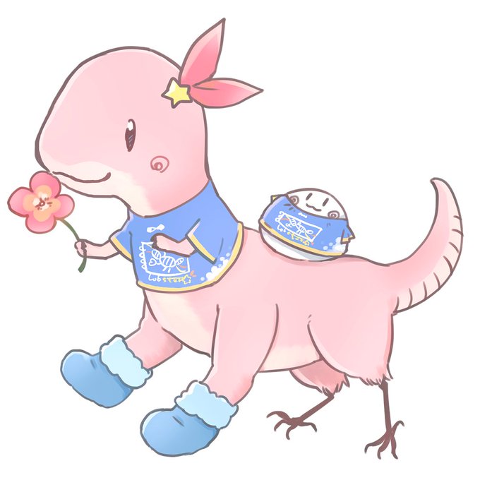 ちょっと遅れたけど応援旗のほうもそらザウルスを描いた(好きすぎでしょ) アップロードしたときのファイル名が「ザリT着れた.png」でした、良かったね(?) 
