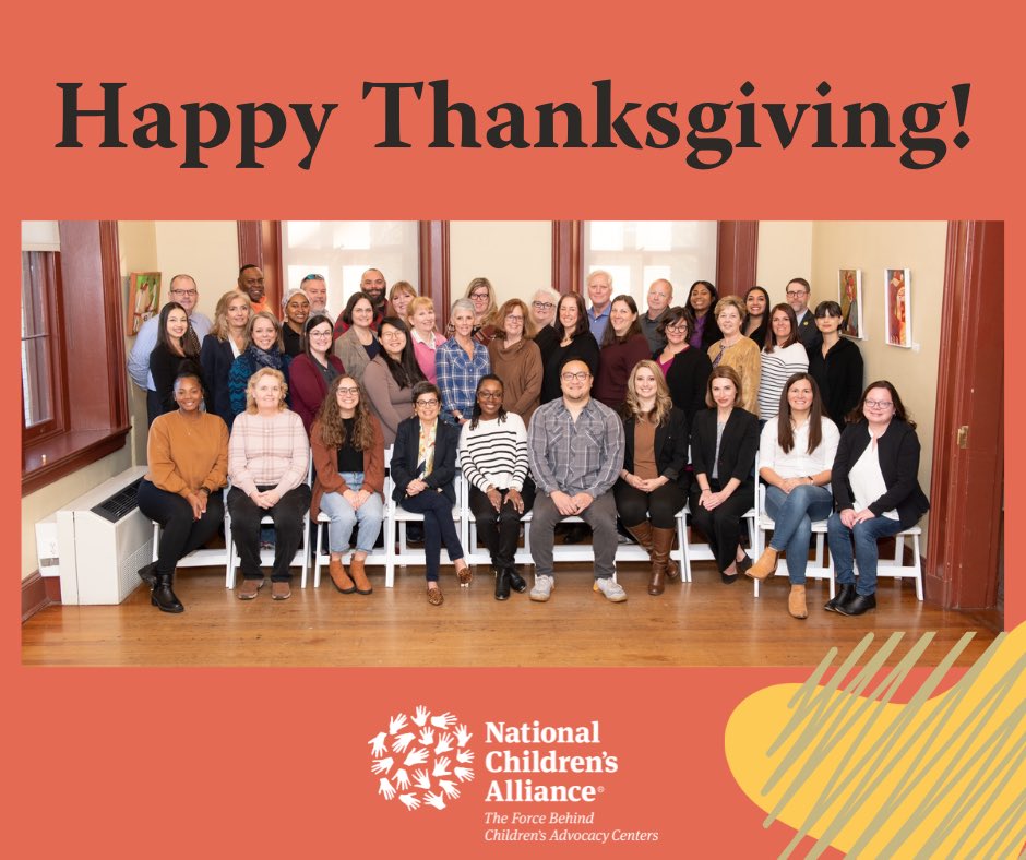 The NCA team is so grateful for all your hard work and support helping children heal so they can go back to being a kid. 

Have a fun, safe and #HappyThanksgiving!