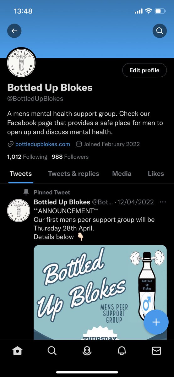 Bottled Up Blokes CIC tweet media